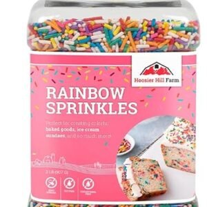 Rainbow Sprinkles, 2LB (Pack of 1)