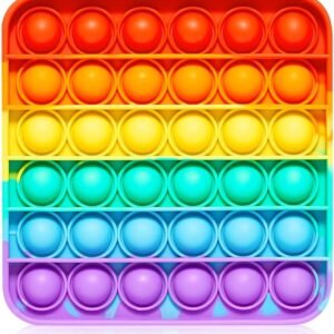 Rainbow Square Fidget Sensory Toy for Anxiety