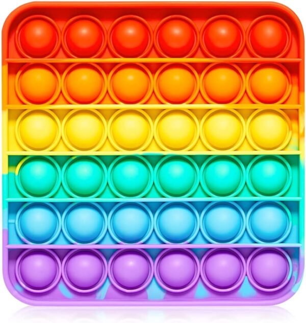 Rainbow Square Fidget Sensory Toy for Anxiety