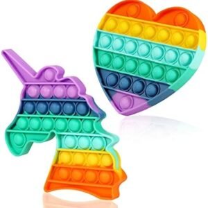Rainbow Unicorn Pop Fidget Toys - Easter Gifts