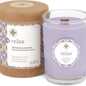 Relax Spa Candle: Geranium Lavender