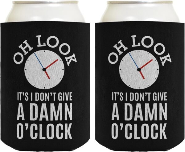 Retirement Gifts: Funny Damn O'Clock 2-Pack Coolies