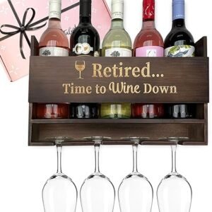 Retirement Wine Rack: Ideal Gift for Women