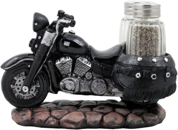 Retro Motorcycle Salt and Pepper Shaker Set
