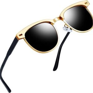Retro Polarized Sunglasses for Women and Men