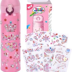 Rhinestone Gem Sticker Water Bottle Craft Kit