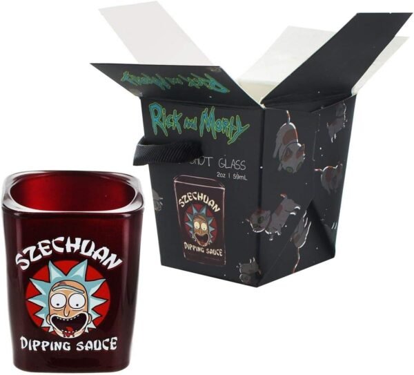 Rick and Morty Szechuan Sauce Shot Glass