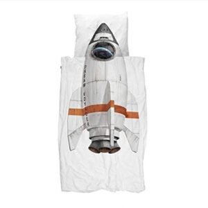 Rocket Ship Kids Duvet Cover Set