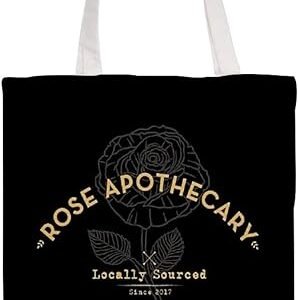 Rose Apothecary Canvas Tote Bag Gift