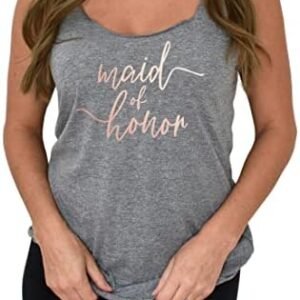 Rose Gold Bridal Party Tank Top