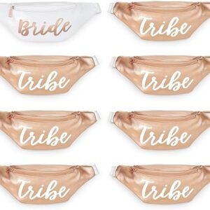 Rose Gold Bridesmaid Fanny Pack – 8 Bags