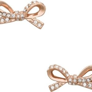 Rose Golden Bow Stud Earrings