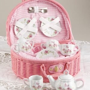 Rose Tea Set for 2, Pink