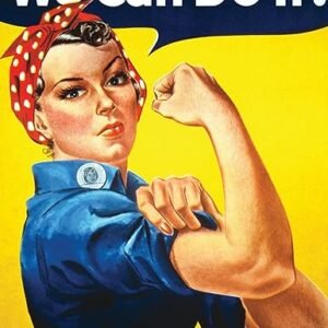 Rosie the Riveter WW2 Poster