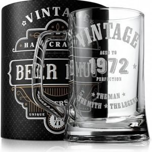 Royaltone Luxury Beer Mug for 50th Birthday