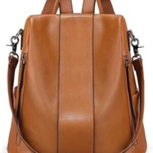 S-ZONE Leather Backpack Purse for Women