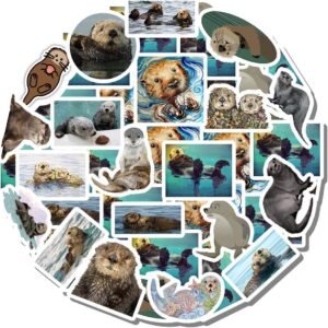 Sea Otter Waterproof Sticker Pack