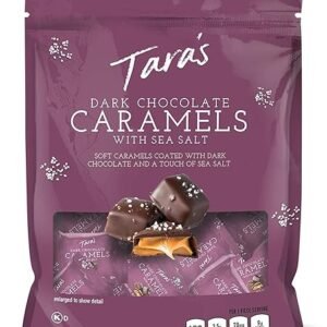 Sea Salt Soft Caramels – Dark Chocolate, 3lb