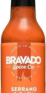 Serrano Basil Hot Sauce, Gluten-Free & Vegan