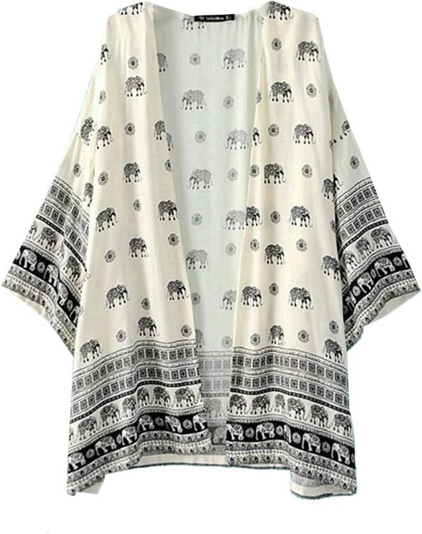 Sheer Chiffon Floral Print Blouse