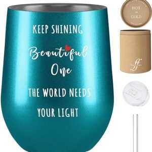 Shining Light Wine Tumbler – Inspirational Women’s Gifts