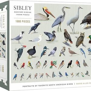 Sibley Backyard Birding Puzzle: 1000-Piece Jigsaw