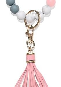 Silicone Key Ring Bracelet for Women