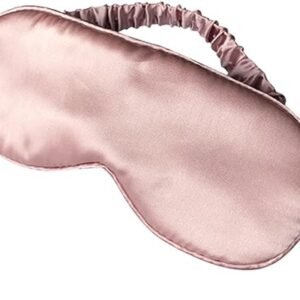 Silk Sleep Eye Mask with Strap (Pink)