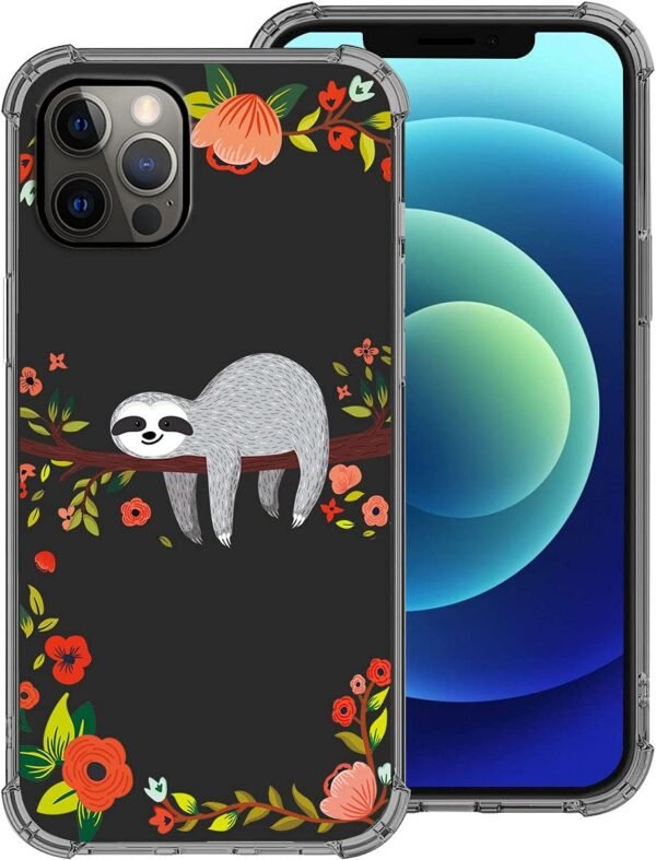 Sloth iPhone Pro Max Clear Case