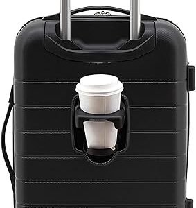 Smart Spinner Carry-On Luggage – Black