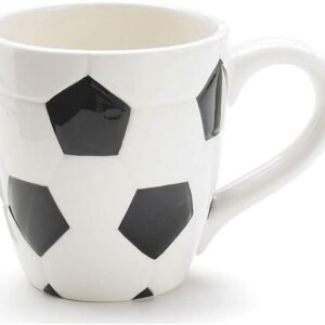 Soccer-themed Ceramic Sports Mug – 15 Oz