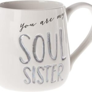 Soul Sister” Engraved Coffee Mug, Gray