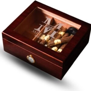 Split Template Desktop Cherry Cigar Humidor