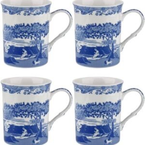 Spode Blue Italian Porcelain Mugs