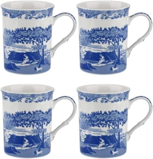 Spode Blue Italian Porcelain Mugs