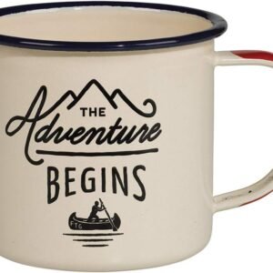 Sportsmans Camping Enamel Travel Mug