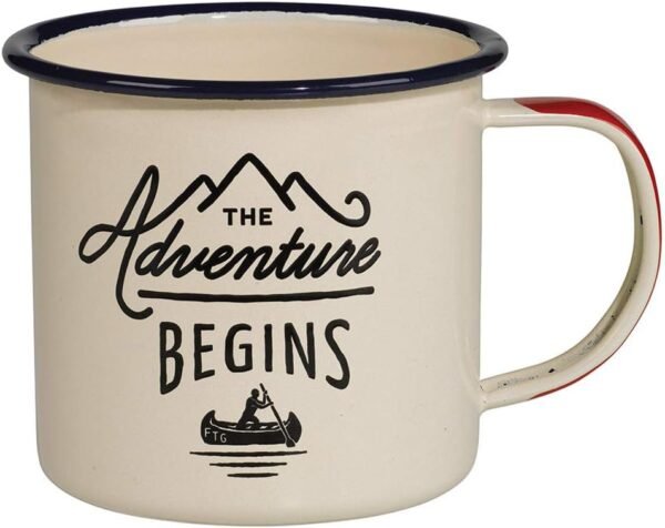 Sportsmans Camping Enamel Travel Mug