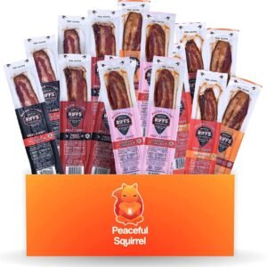 Squirrel Variety Bacon Strips, 15 Pack