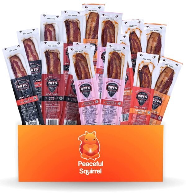 Squirrel Variety Bacon Strips, 15 Pack