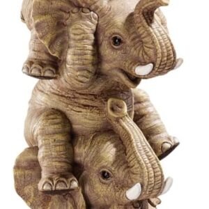 Stacked Elephants Collectible Statue