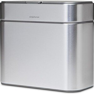Stainless Steel Compost Caddy with Detachable Bin