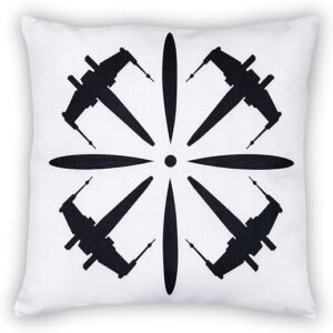 Star Wars Black X-Wing Throw Pillow