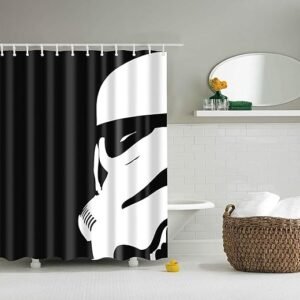 Star Wars Shower Curtain with Hooks