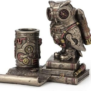 Steampunk Owl Cell Phone Holder