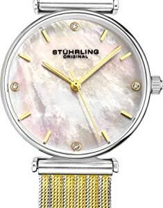 Stuhrling Original Women's Mother of Pearl Watch
