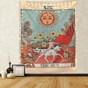 Sun Tarot Tapestry Wall Hanging