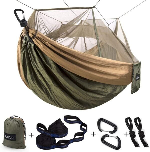 Sunyear Portable Camping Hammock with Net