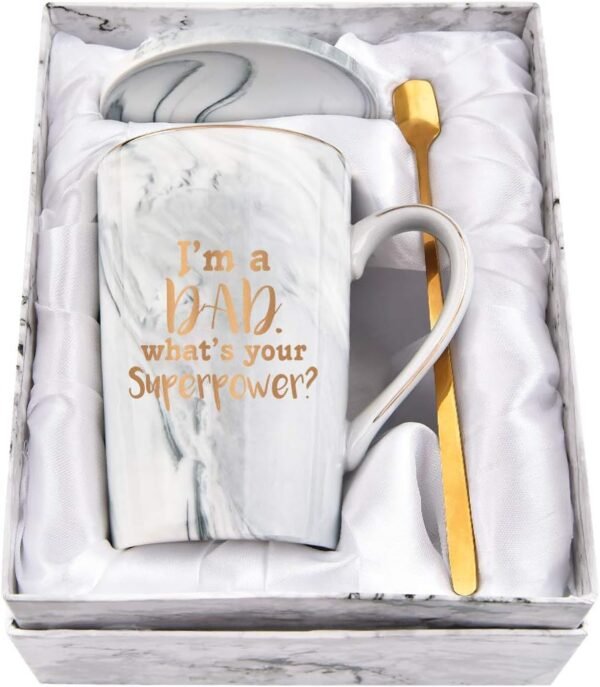 Superpower Dad Coffee Mug - Funny Father's Day Gift