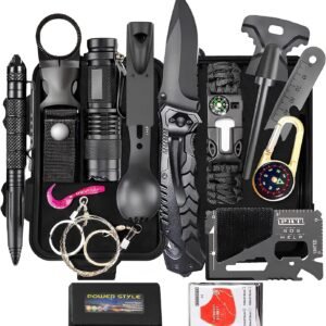 Survival Kit with Gear and Equipment