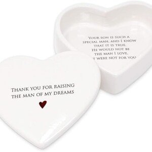 Susabella Mother’s Day Gift – Ceramic Heart Keepsake Box